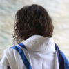 Blue and white Tallit - wide